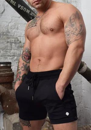 Breedwell Backpack Shorts Black