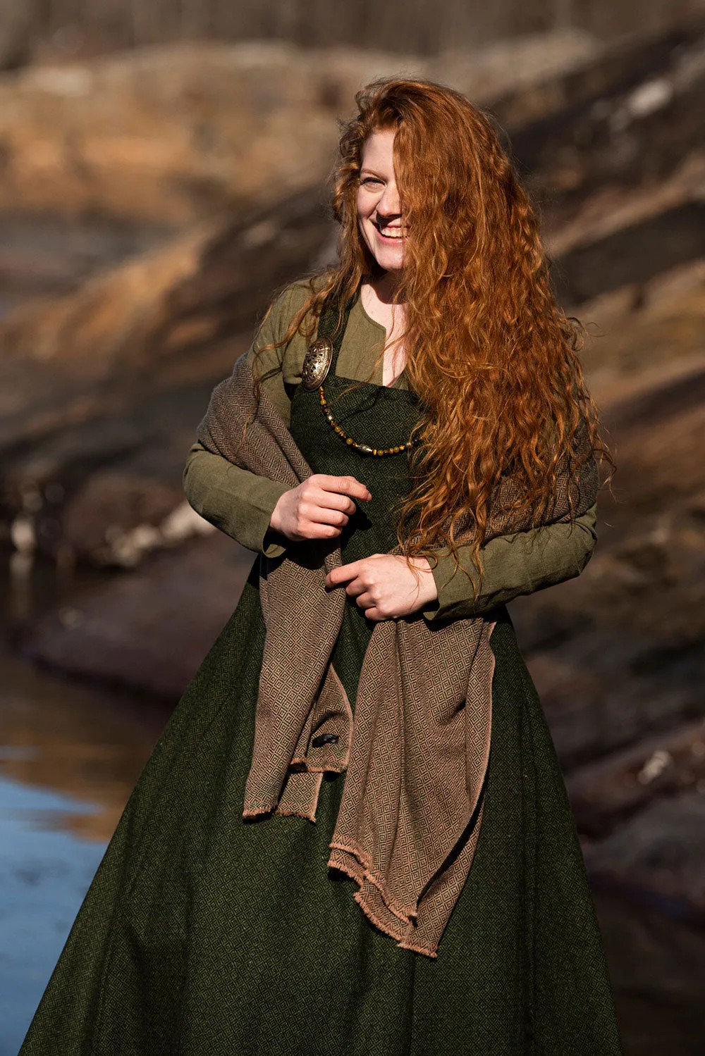 Frya Viking Linen Dress