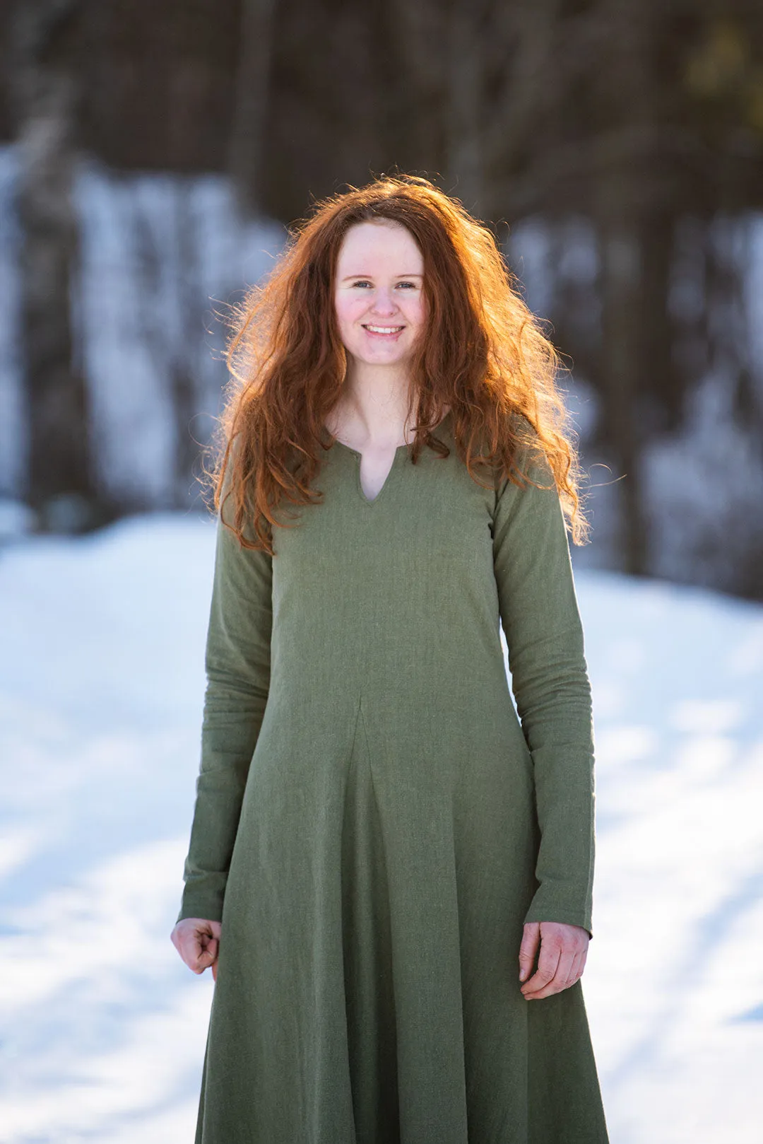 Frya Viking Linen Dress
