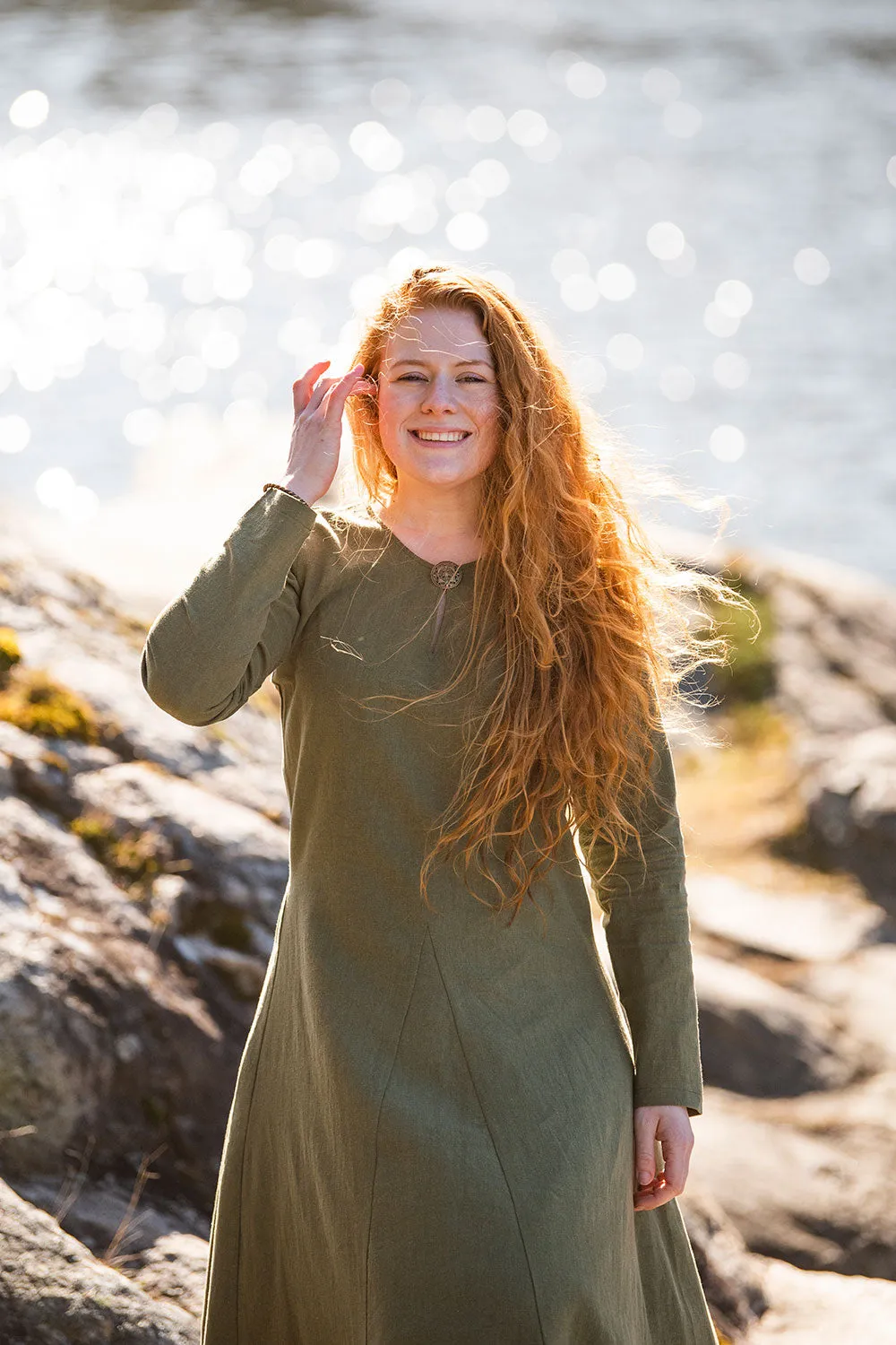 Frya Viking Linen Dress
